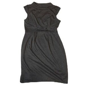Blu Heaven M charcoal grey dress with bow detail